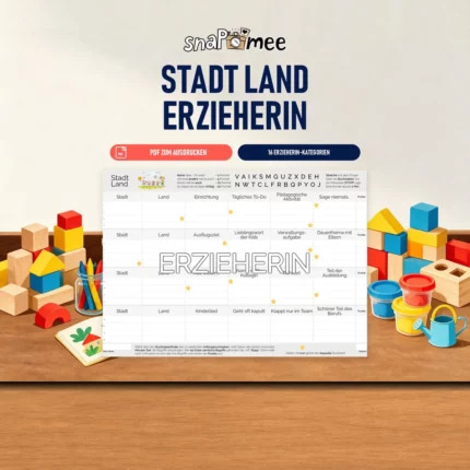 Stadt Land Erzieherin als PDF zum Sofort-Download