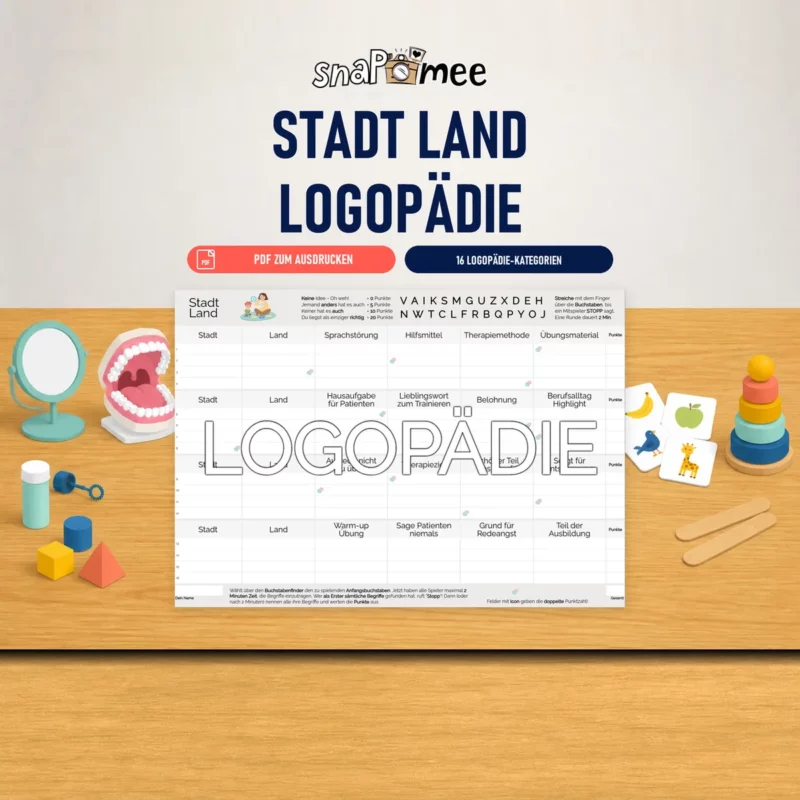 Stadt Land Logopaedie als PDF zum Sofort-Download