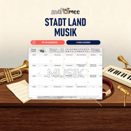 Stadt Land Musik als PDF zum Sofort-Download
