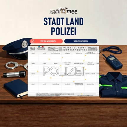 Stadt Land Polizei als PDF zum Sofort-Download