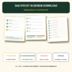 Inhalt der Schnitzeljagd-PDF – 17 A4-Seiten mit Missionen, Routen, Tipps und Urkunden